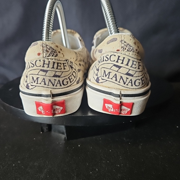 Vans Harry Potter Marauders Map Slip On Women 8.5/Men 7 Limited Edition - Picture 4 of 14